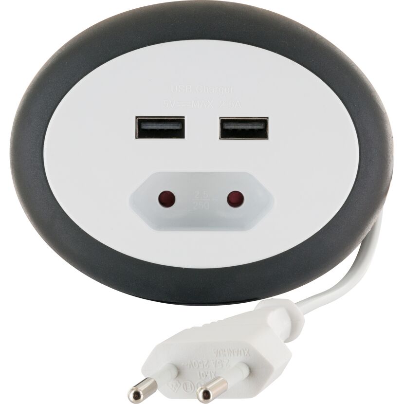 Ladeverlängerung mit zwei USB-Anschlüssen