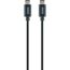 Zwei schwarze SCHWAIGER USB-C Kabel