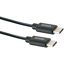 Schwarzes USB-C-auf-USB-C-Kabel von SCHWAIGER