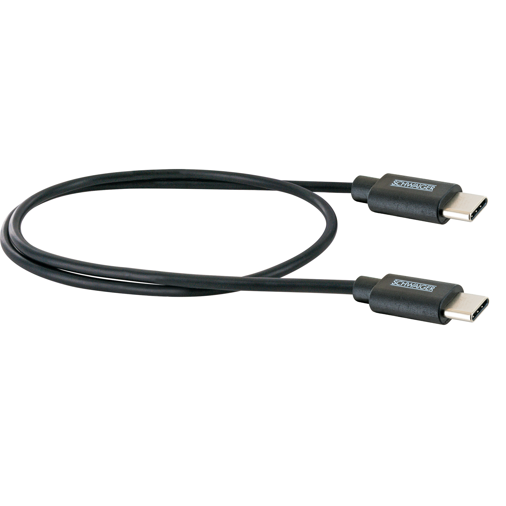 Sync- und Ladekabel USB-C schwarz 0,5 m + product picture