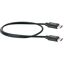 Schwarzes USB-C-Kabel von SCHWAIGER