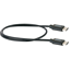 Verkleinertes Bild von Sync- und Ladekabel USB-C schwarz 0,5 m