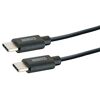 Zwei schwarze USB-C Kabel von SCHWAIGER