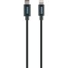 Schwarzes USB-C auf Lightning Ladekabel von SCHWAGER