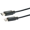 Schwarzes USB-auf-Lightning-Kabel