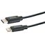 Schwarzes USB-auf-Lightning-Kabel