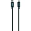 Schwarzes USB-C auf Lightning Ladekabel von SCHWAIGER