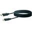 Schwarzes USB-C auf Lightning Ladekabel