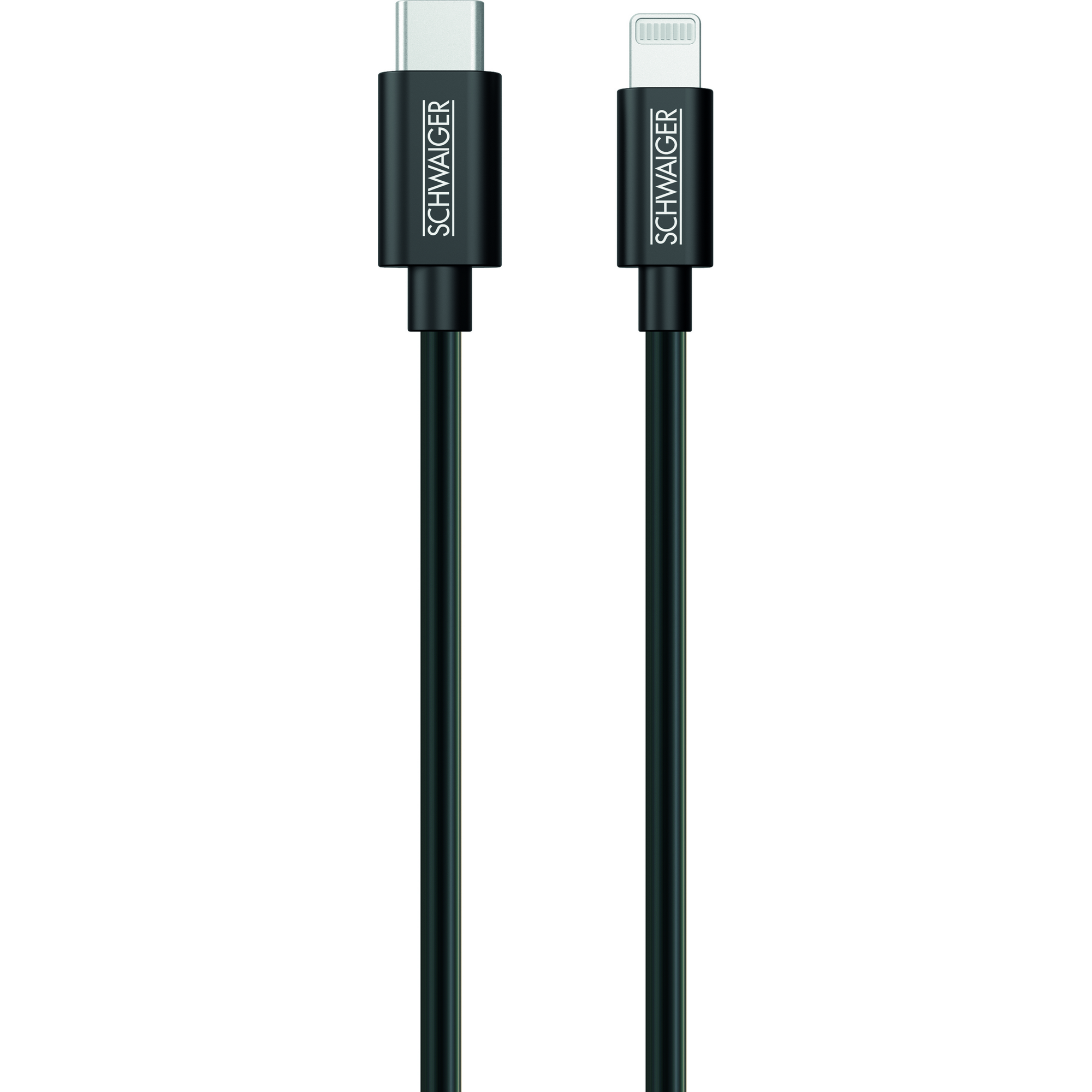 Sync- und Ladekabel Apple® Lightning auf USB-C schwarz 2 m + product picture