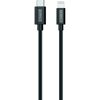 Schwarzes USB-C auf Lightning Ladekabel von SCHWAIGER