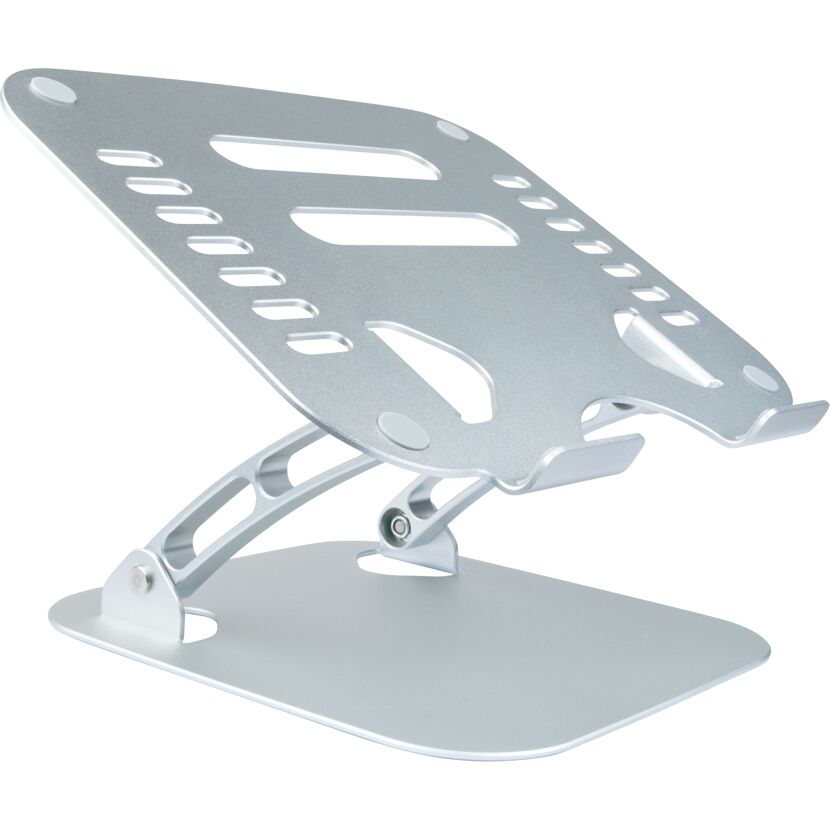 Silberner Laptopständer