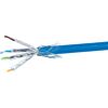 Blaues Netzwerkkabel CAT8.1, abisoliert
