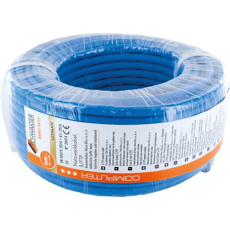 4. Bild von S/FTP-Netzwerkkabel CAT 8.1 blau 25 m