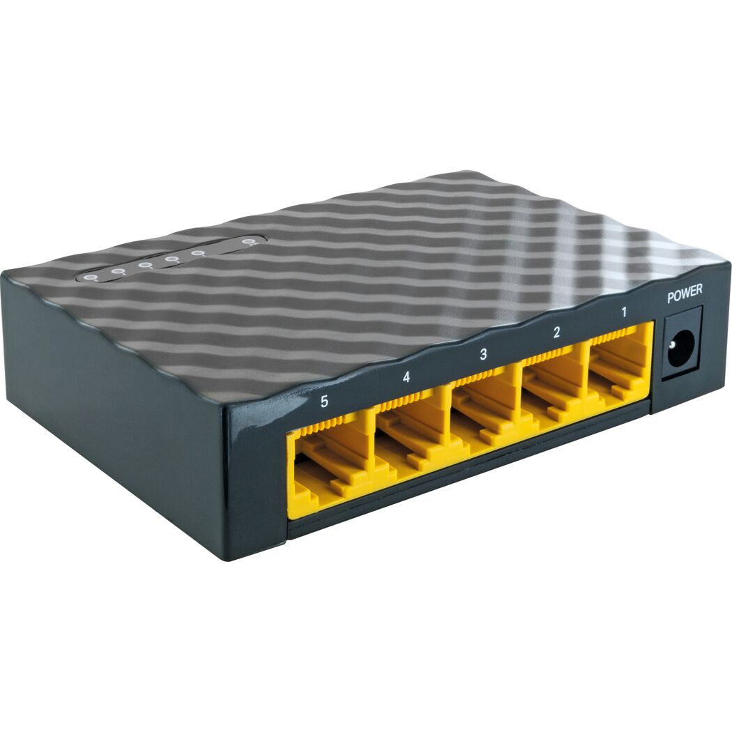 Netzwerk-Switch mit 5 Ports