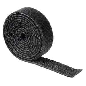 Klettband universal schwarz 100 cm