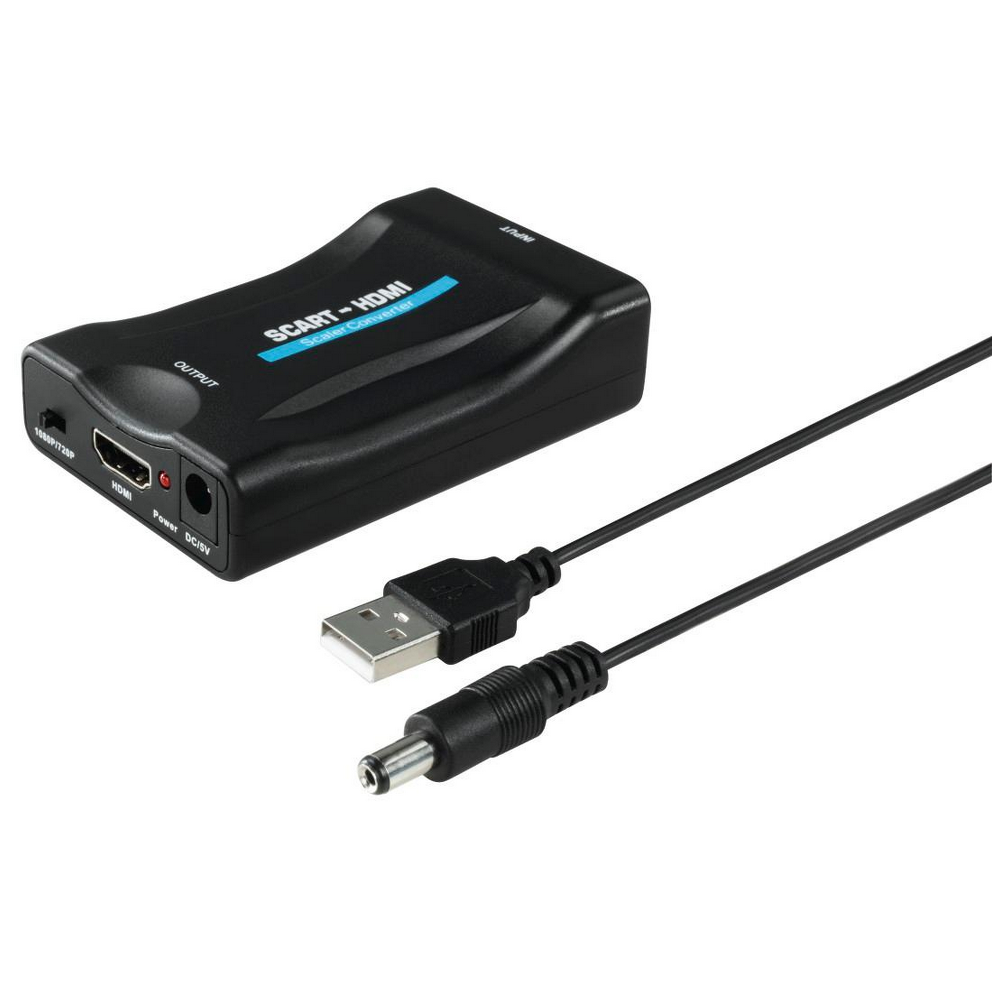 AV-Konverter 'Essential Line' Scart auf HDMI schwarz + product picture
