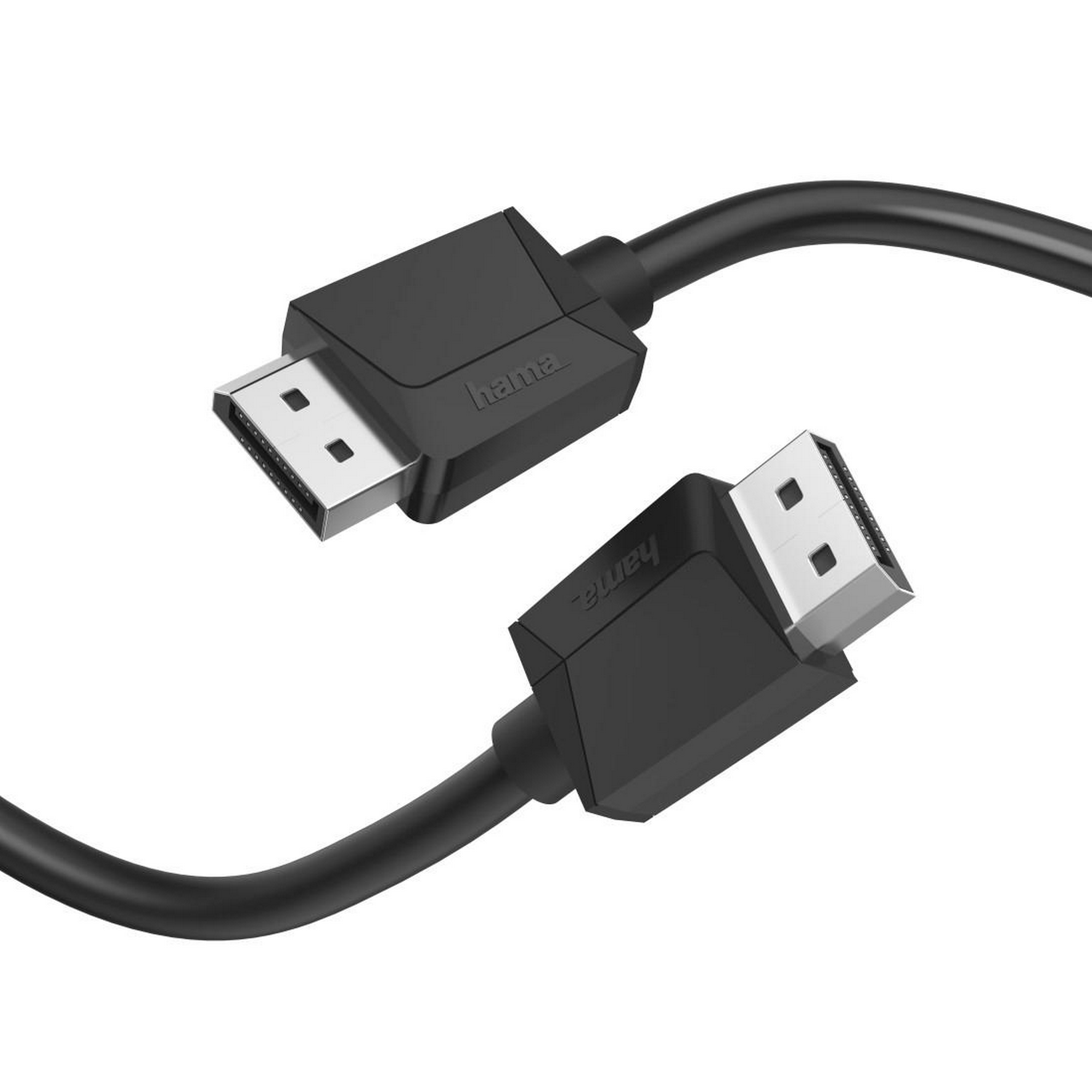 DisplayPort-Kabel 'Essential Line' DP 1.2 Ultra-HD 4K schwarz 1,5 m + product picture