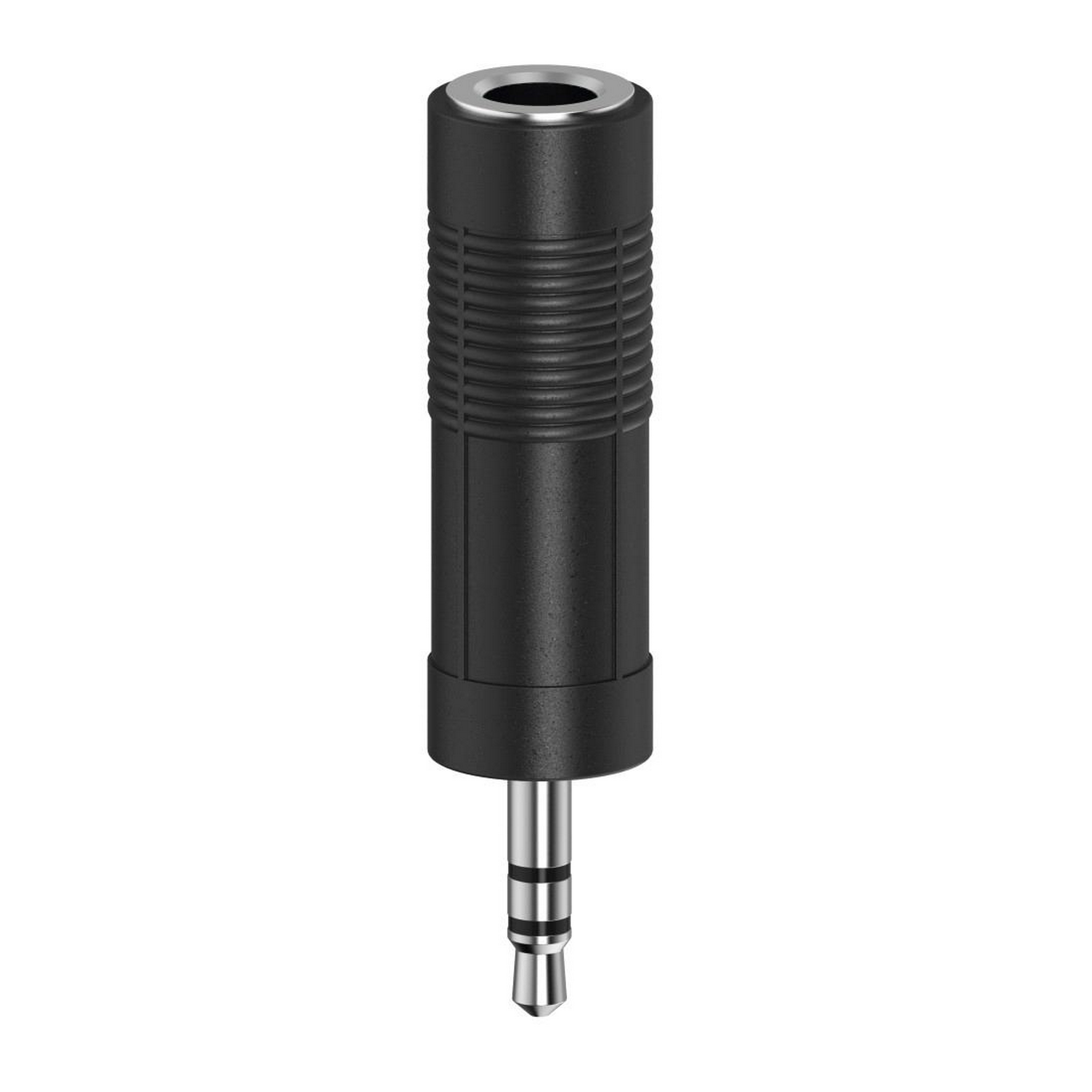 Audio-Adapter Stereo 3,5 mm Klinkenstecker mit 6,3 mm Klinkenkupplung + product picture