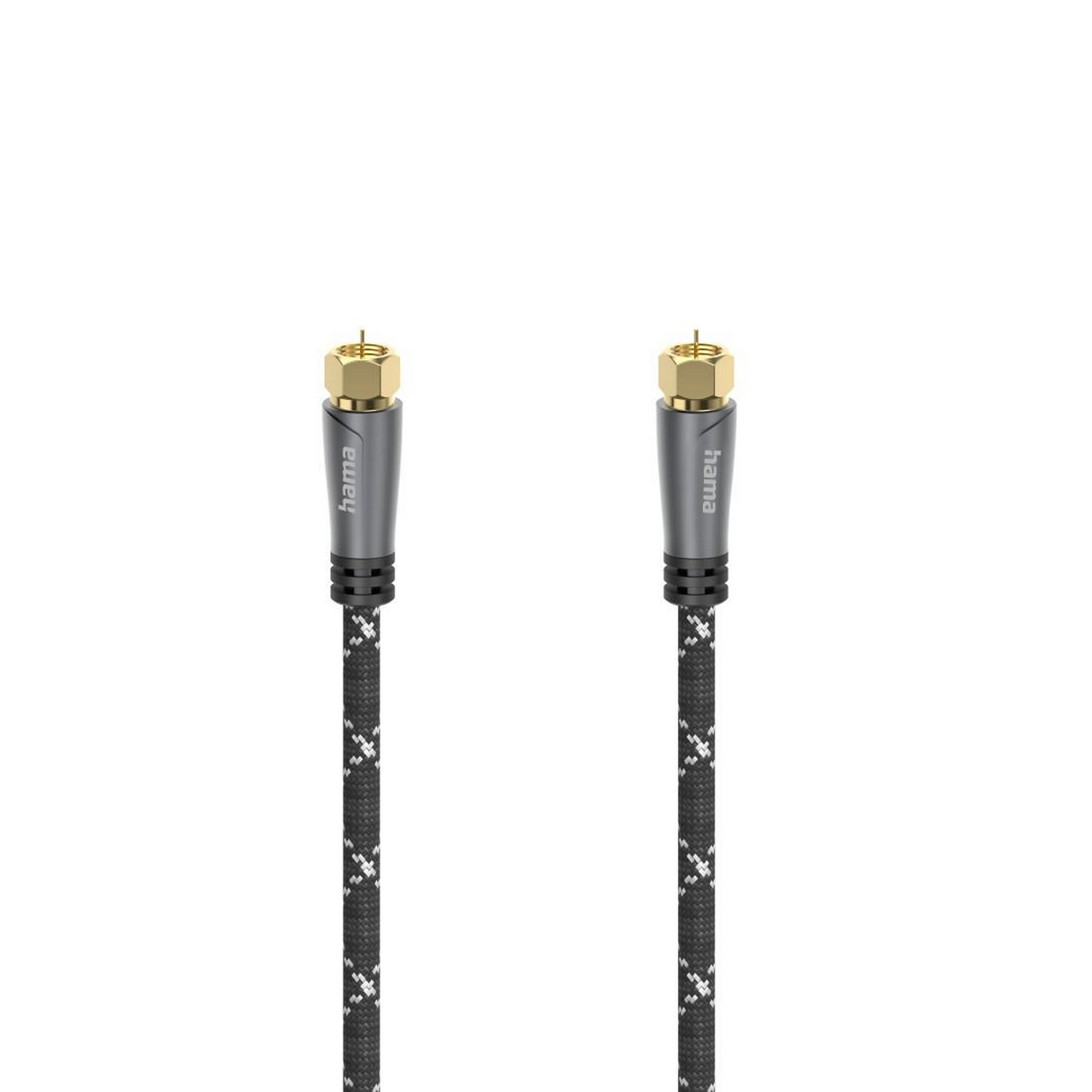 SAT-Anschlusskabel vergoldet F-Stecker mit F-Stecker 1,5 m + product picture