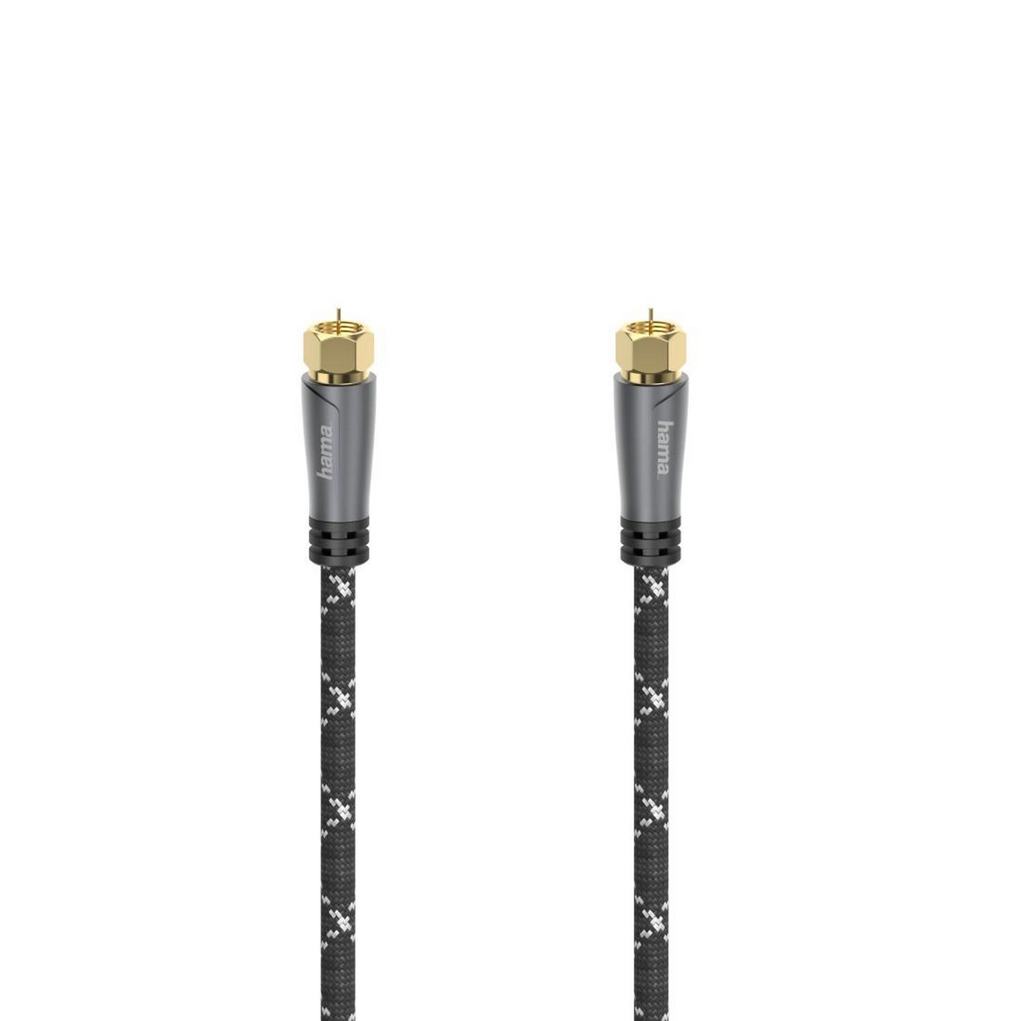 Hama SAT-Kabel mit zwei goldenen Anschlüssen