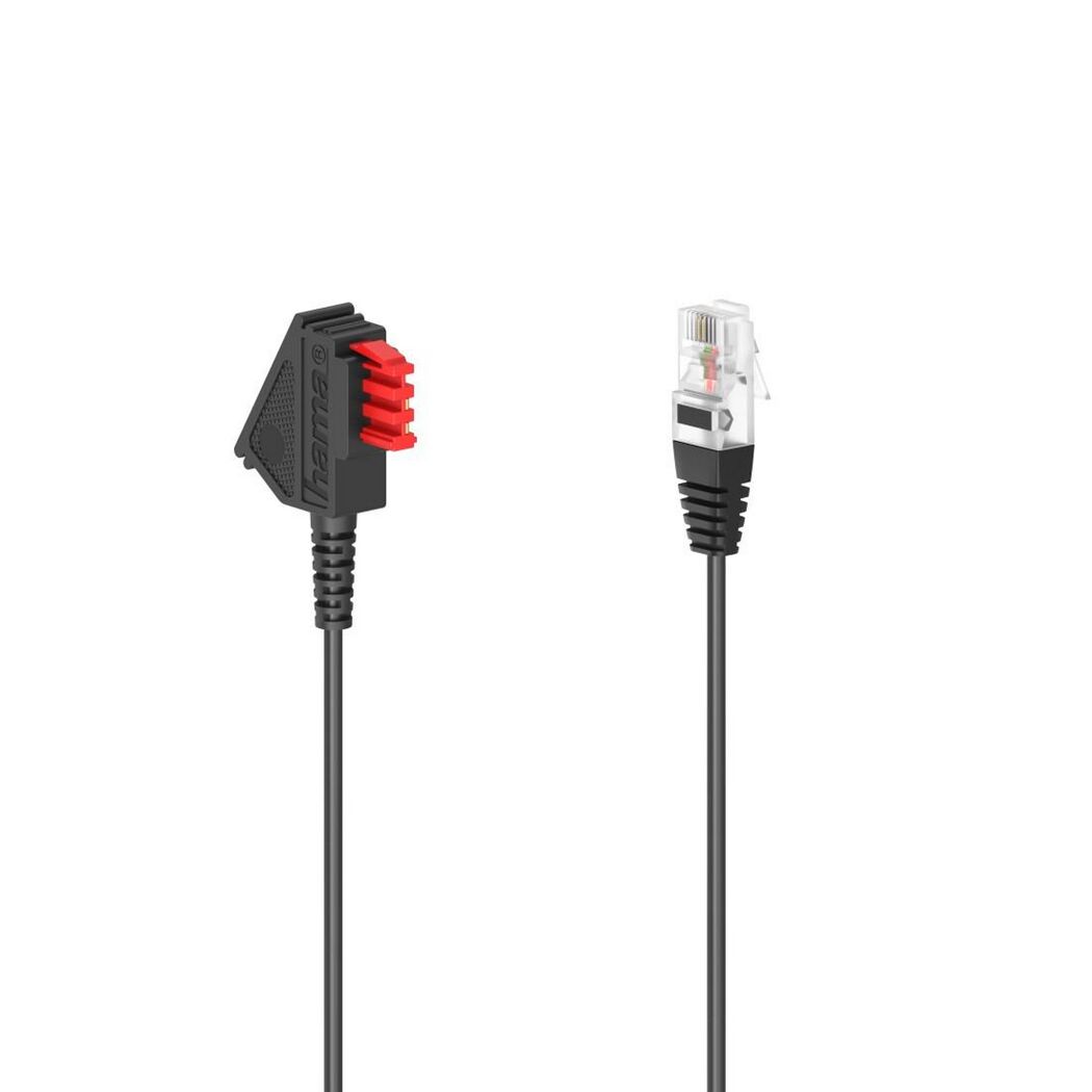 Hama DSL-Kabel mit TAE- und RJ45-Stecker