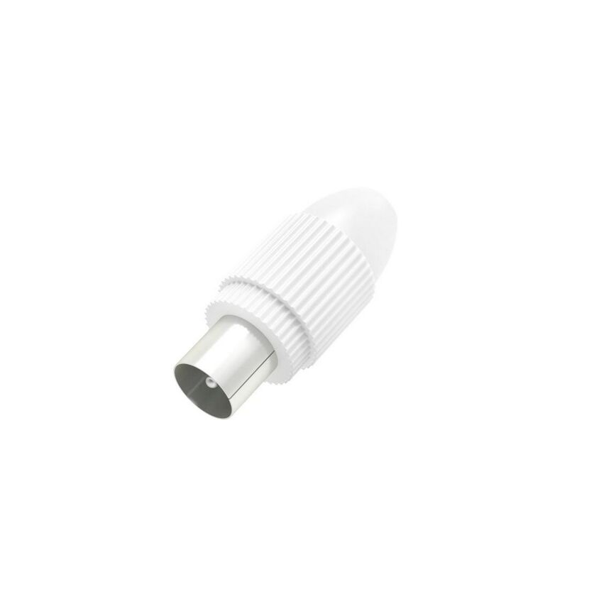 Weißer Antennenstecker