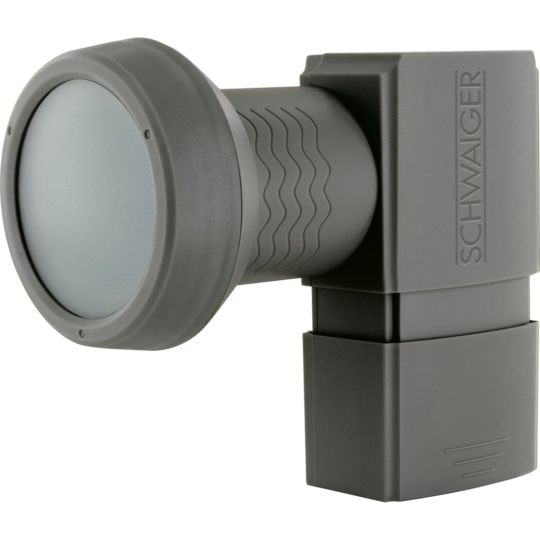 Schwarzer Twin-LNB von SCHWAIGER