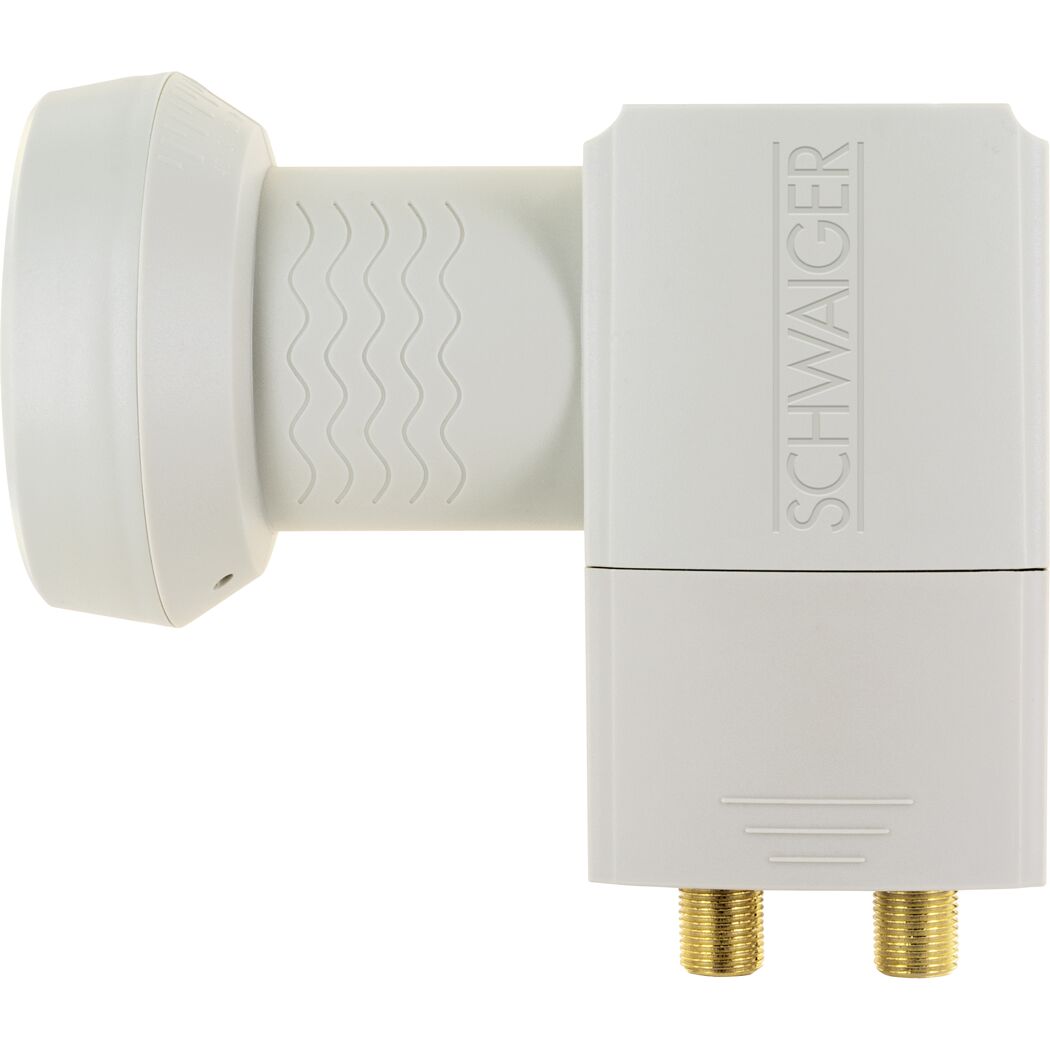 Digitales Twin LNB 'Sun Protect' hellgrau