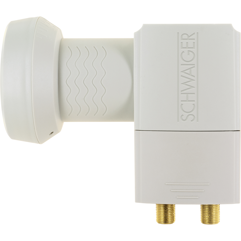 Digitales Twin LNB 'Sun Protect' hellgrau