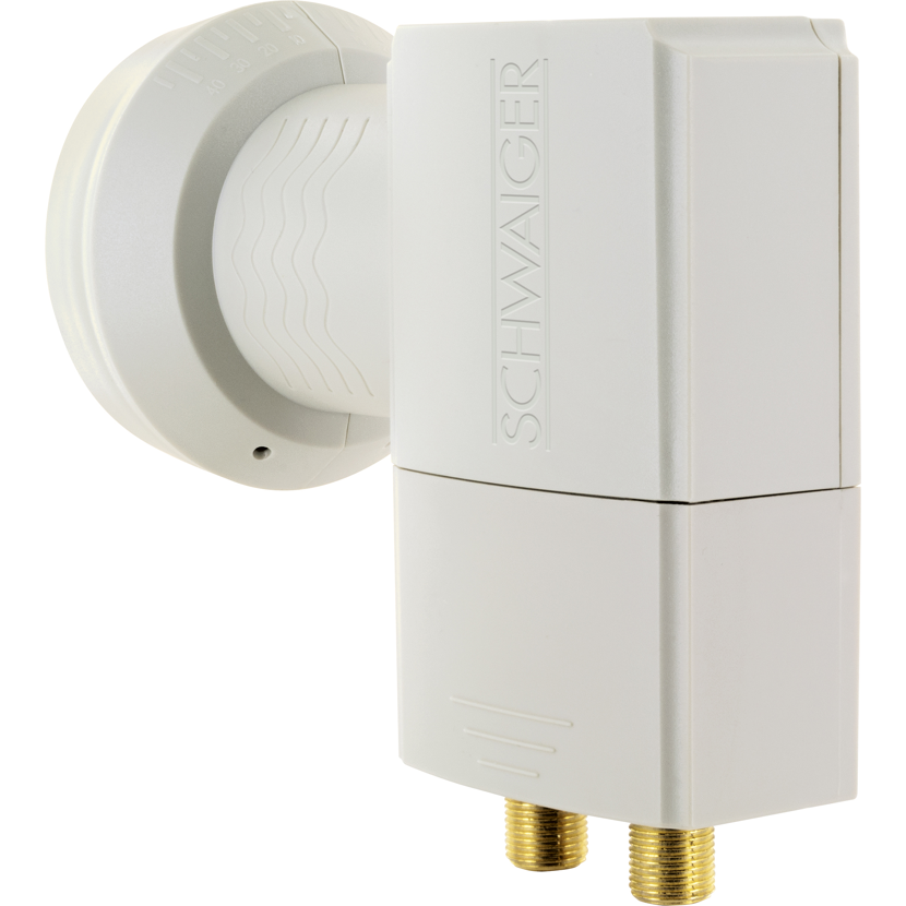 Digitales Twin LNB 'Sun Protect' hellgrau