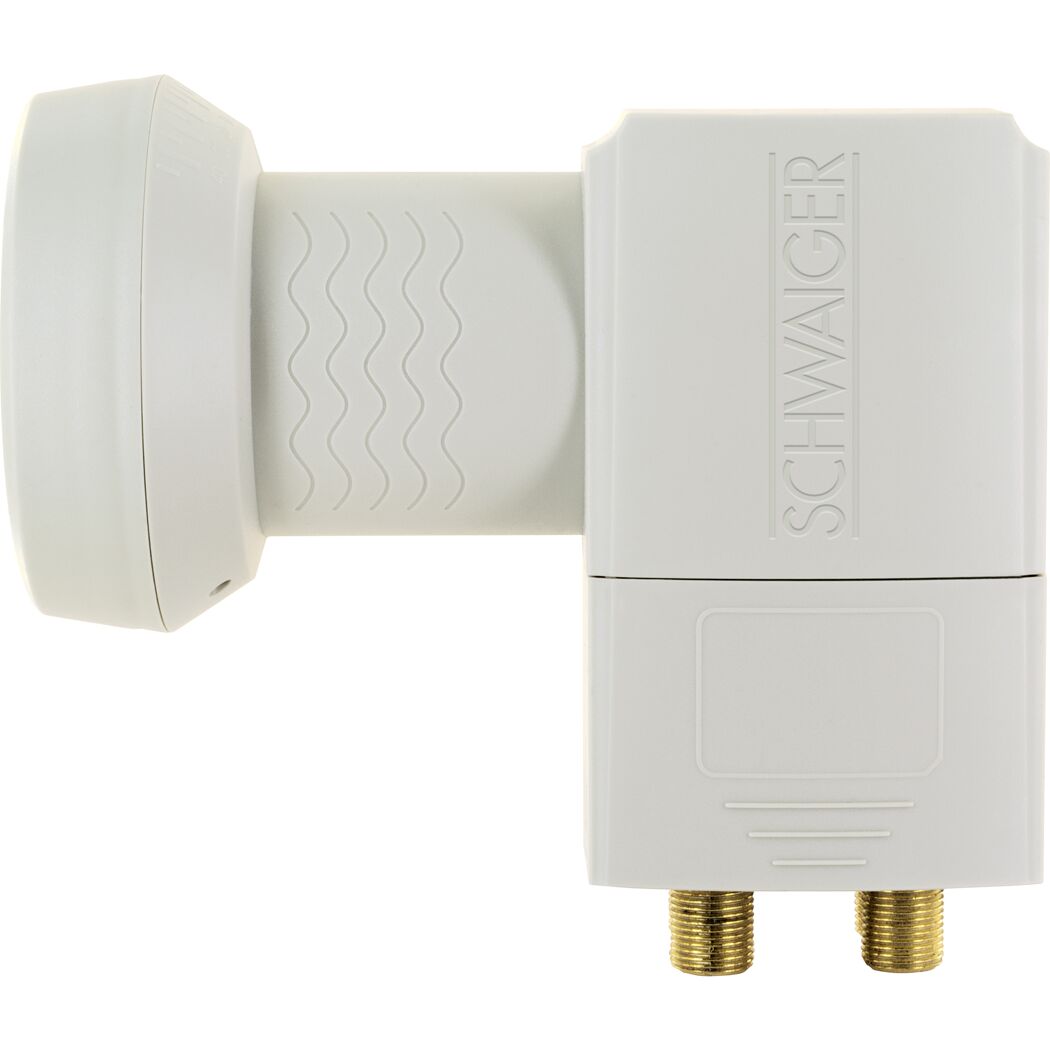 Quad LNB Sun Prot hellgrau von Schwaiger