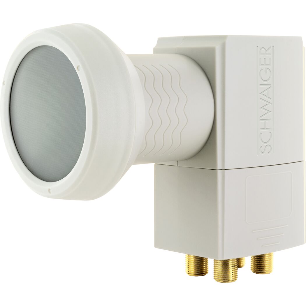 Quad LNB Sun Prot hellgrau von Schwaiger