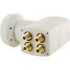 Quad LNB Sun Prot hellgrau