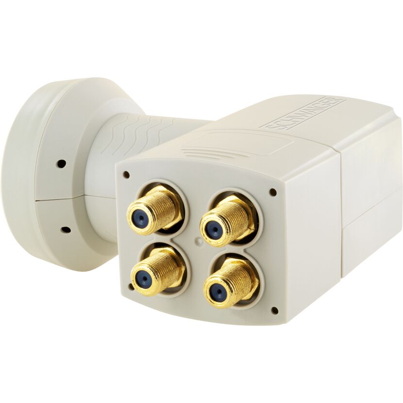 Quad LNB Sun Prot hellgrau