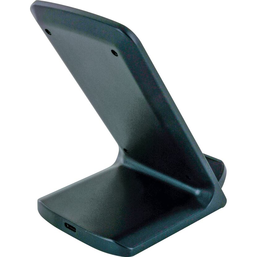 Schwarzer QI Wireless Ladeständer