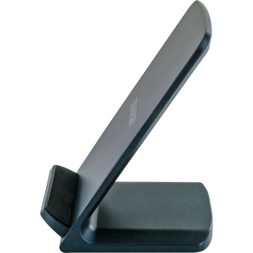 Schwarzer QI Wireless Ladeständer