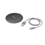 Verkleinertes Bild von Wireless Charger 'QI-FC10 Metal' schwarz 10 W kabelloses Smartphone-Ladepad