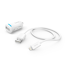 Verkleinertes Bild von Auto-Ladegerät weiß mit Apple® Lightning Ladekabel