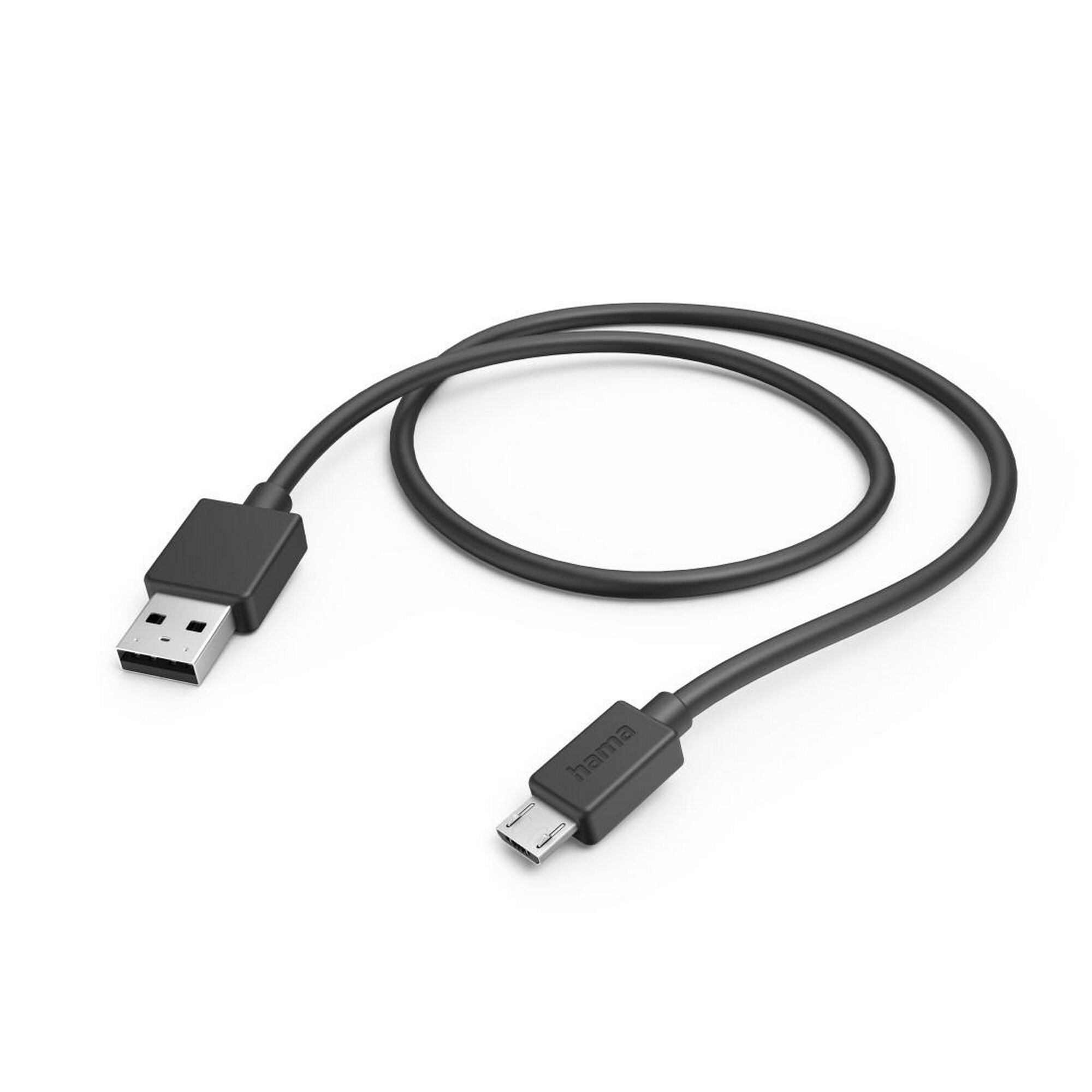 Hama Lade-Datenkabel Micro-USB, 1 m, schwarz