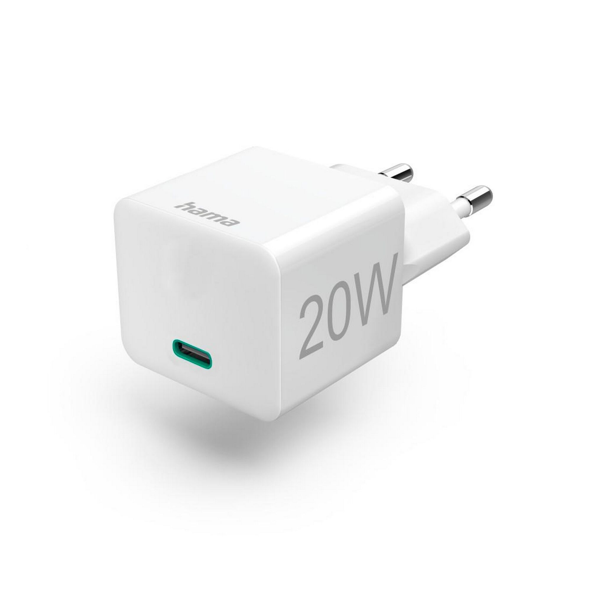 Weißes Hama USB-C Ladegerät mit 20W