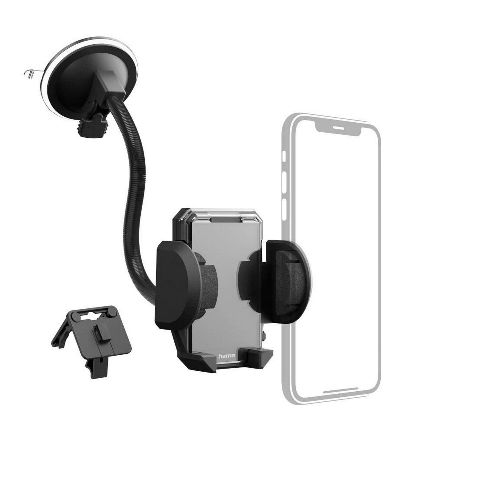 Hama Smartphone-Halterung mit Saugnapf