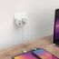 Hama Steckdosenadapter 4-fach, 20W mit Ladekabeln