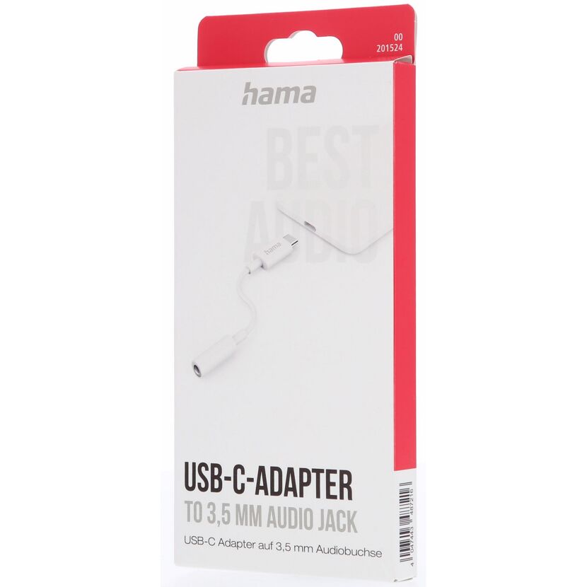 Hama USB-C Adapter auf 3,5 mm Klinke