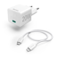 Verkleinertes Bild von Schnellladegerät weiß Ladekabel Apple® Lightning PD, 20 W