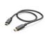 Schwarzes USB-C Kabel von Hama