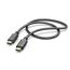 Schwarzes Ladekabel USB-C auf USB-C
