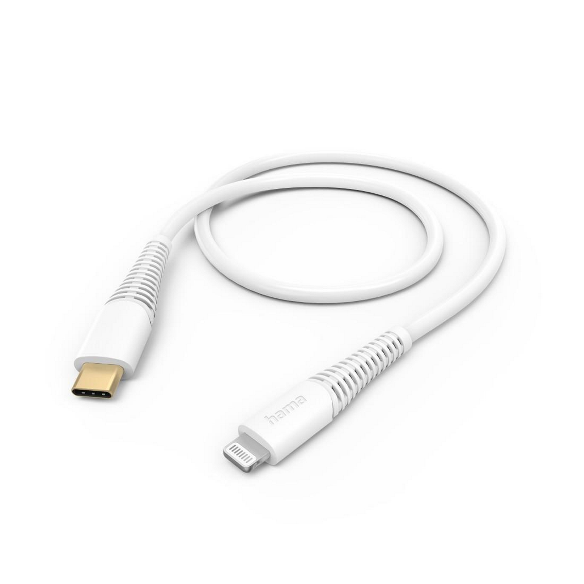 Ladekabel weiß USB-C mit Lightning 1,5 m + product picture