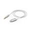 Hama Aux-Kabel Lightning Klinke weiß