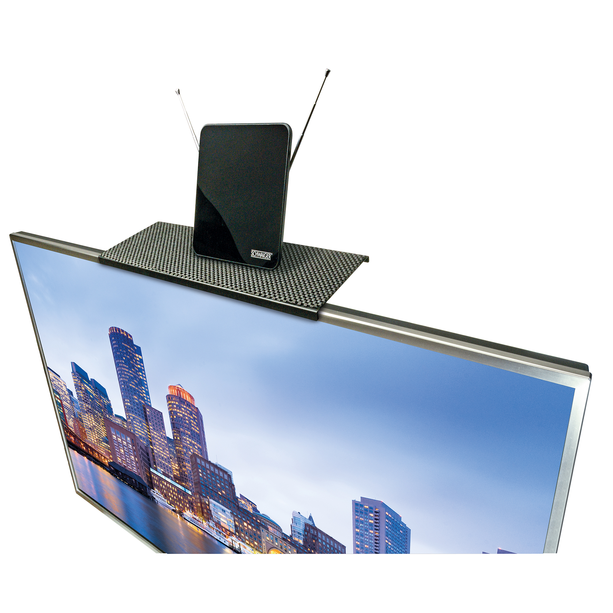 TV-Ablagesystem 45 x 1,2 x 12 cm, belastbar bis 9 kg + product picture