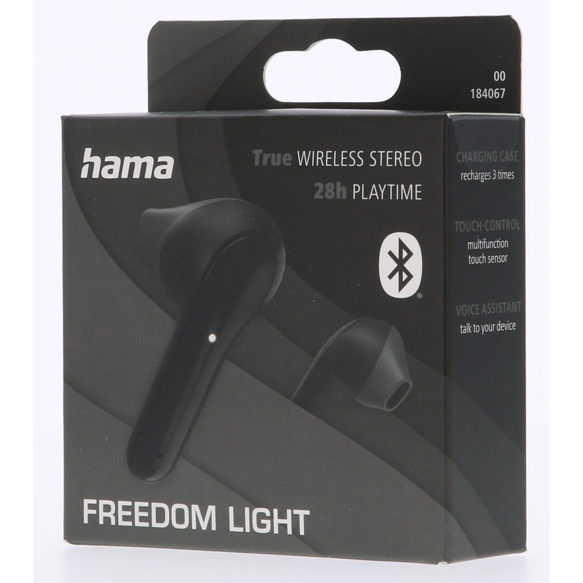 Bluetooth In-Ear-Kopfhörer 'Freedom Light' schwarz True Wireless + product picture
